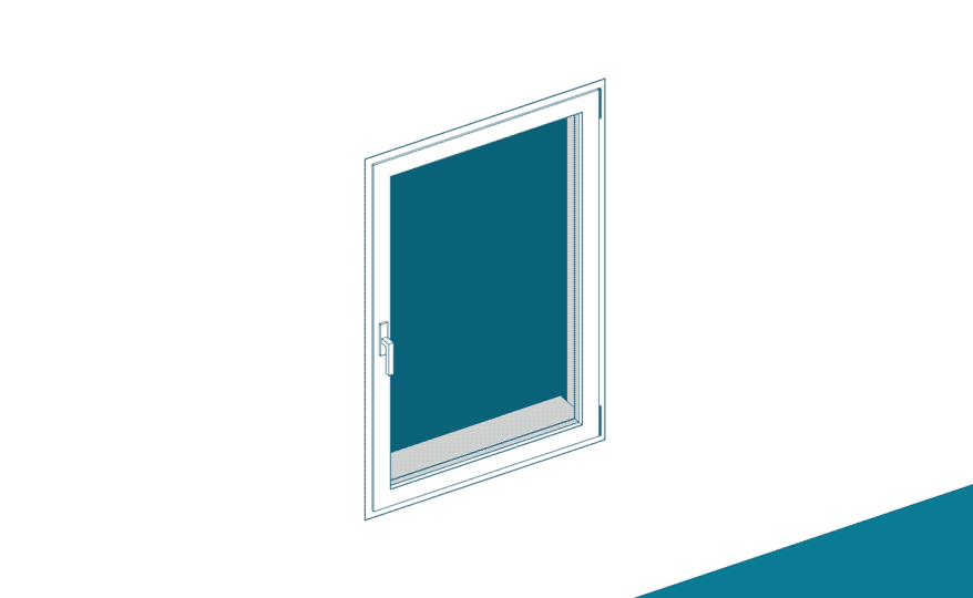 Animación ventana pvc abriendose