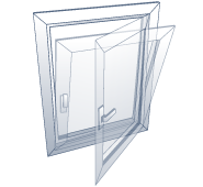 Puerta balconera oscilobatiente